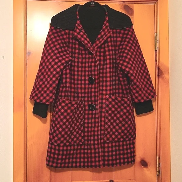 ORIGINAL PENGUIN Vintage Wool Coat 60's #WJ001 - Picture 1 of 8